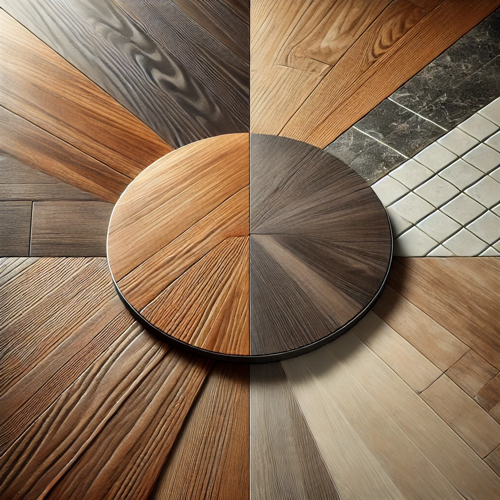 Different types of materials for floor
